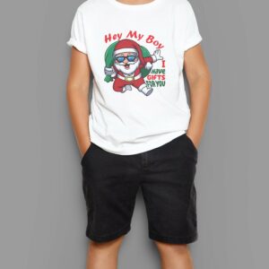 Santa Getting Gifts For Kids T-shirt