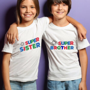 Super Sister and Brother – Rakhi T-Shirts