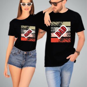 Vintage Style Mama & Dad T-shirt