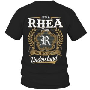 It’s RHEA Thing You Wouldn’t Understand D91