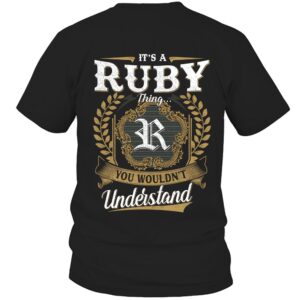 It’s RUBY Thing You Wouldn’t Understand D91