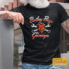 Red Devil Hot Rod Garage Pinstripe T Shirts