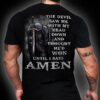 The Devil Saw Me With My Head Down And Thought He’d Won Until I Said Amen Shirt