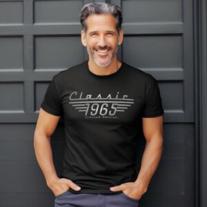 60th Birthday Shirt, Born in 1965 Classic Car Lover T Shirt