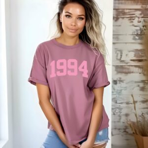 Comfort Colors Custom Birth Year Shirt, Birthday tshirt