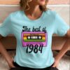 Custom Birthday 1970s 1980s Cassette Tape Shirt