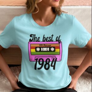 Custom Birthday 1970s 1980s Cassette Tape Shirt