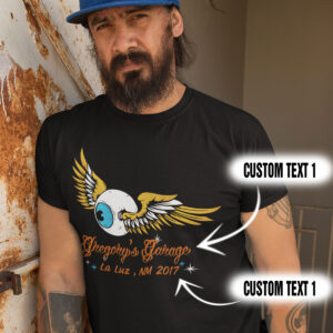 Custom Flying Ball Hot Rod T Shirt