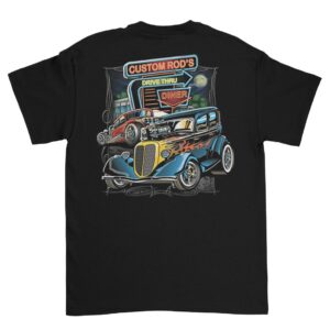 Custom Hot Rod Drive Thru Diner T Shirt