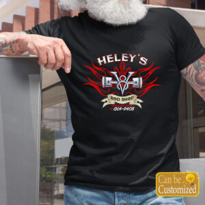 Custom V8 Hot Rod Garage Pinstriping T Shirts