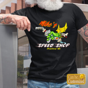Funny Personalized Rat Fink Speed Shop T Shirts