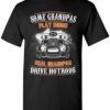 Funny Some Grandpas Play Bingo Real Grandpas Drive Hotrods T Shirt