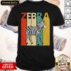Funny Zebra Animal Animal Gift Baseball Shirt