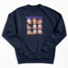 Garfield Many Faces Distressed Grid Sweatshirt