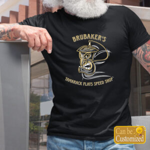 Hot Rod Garage Pinstripe Big Car T Shirts