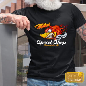 Hot Rod Garage Speed Shop Old School Mr Horsepower T Shirts