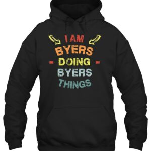 I Am Byers Doing Byers Thing Name T Shirt