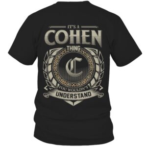 It’s COHEN Thing You Wouldn’t Understand D8