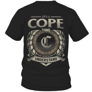It’s COPE Thing You Wouldn’t Understand D8