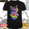 Nice Cat LGBT Love Is Love Shirt