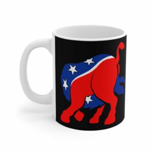 Democratic Donkey (Head Up Its Ass) – Mug