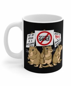 Gerbil Protest (Richard Gere) - Mug 1 Gerbil Protest Richard Gere Mug 2