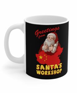 Greetings From Santa's Workshop (China) - Mug 1 Greetings From Santas Workshop China Mug 2