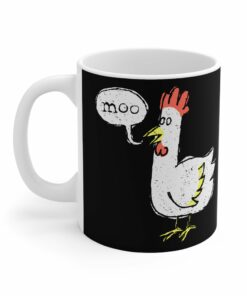 Moo (Chicken) - Mug 1 Moo Chicken Mug 2