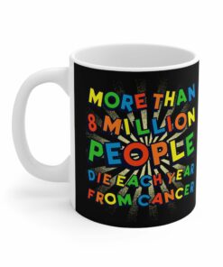 More Than 8 Million People Die Each Year From Cancer - Mug 1 More Than 8 Million People Die Each Year From Cancer Mug 2