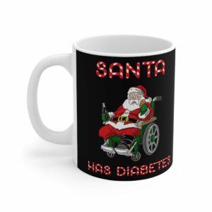Santa Has Diabetes – Mug