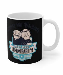Statler And Waldorfs Famous Annual Lemon Party! The Muppets Mug 1