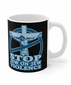 Stop Jew On Jew Violence Mug 1