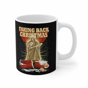 Taking Back Christmas (Jesus vs Santa) – Mug