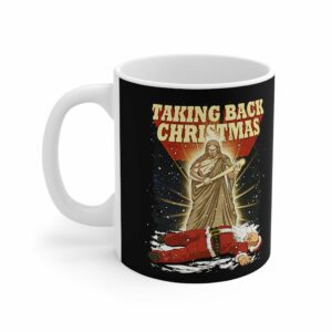 Taking Back Christmas (Jesus vs Santa) – Mug