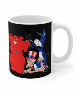 The Truth About Politics Uncle Sam Tag team Mug 1