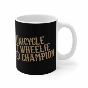 Unicycle Wheelie Champion – Mug