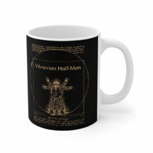 Vitruvian Half-man – Mug