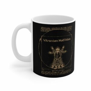 Vitruvian Half-man – Mug