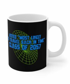 Voted Most Likely To Travel Back In Time Mug 1