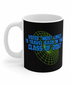Voted Most Likely To Travel Back In Time Mug 2
