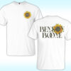 Benson Boone Tour 2025 Shirt Two-Sides With Sun Flower