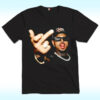 Chris Brown Middle Finger Concert 2025 Shirt with Signature