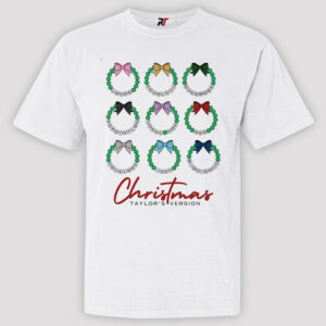 Christmas Taylors Eras Bracelet Wreath Sweatshirt