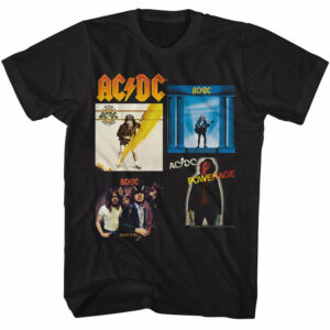 ACDC Multi Albums T-shirt
