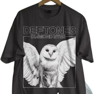 Deftones Tour Rock Band T-Shirt, Diamond Eyes Album Tee, Rock Music Band T-Shirt Cotton Fabric