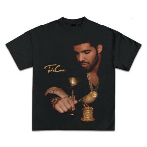 Drake Take Care Album T-Shirt, Solid colors are 100 cotton