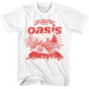 Oasis – Debut Album – Officially Licensed American Classics – Front Print Solid Adult Short Sleeve T-Shirt