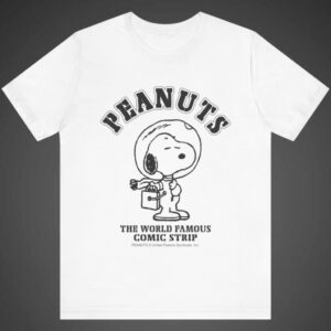 Peanuts Snoopy Astronaut Shirt The World Famous Comic Strip