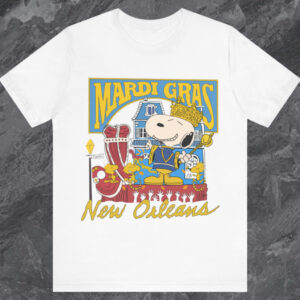 Rare Vintage Snoopy Mardi Gras New Orleans 1989 Shirt