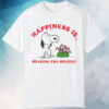 Snoopy Happiness Is Sharing The Holiday T-shirt